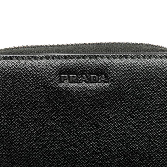 Pre-Loved Prada Saffiano Zip Coin Pouch - Picture 7 of 12